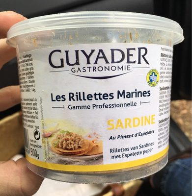 Les rillettes marines de sardine au piment d'Espelette