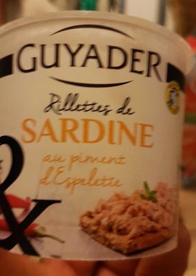 Rillette de sardine au piment d'Espelette