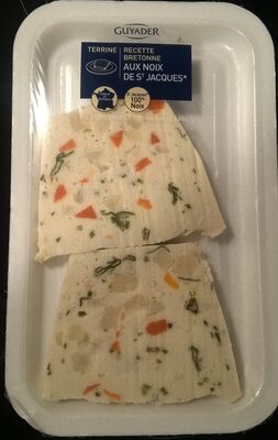 2X60G Terrine Bretonne Noix Saint Jacque Guyader