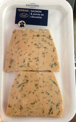 2X60G Terrine Saumon & pointe ciboulette