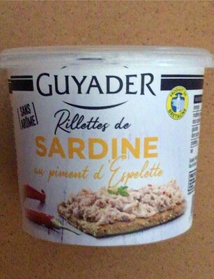 Rillettes de sardines au piment d espelette