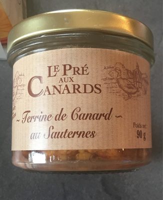 Terrine de canard au sauternes