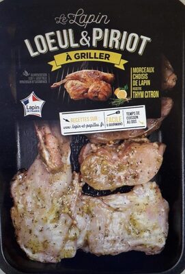 LAPIN THYM CITRON: épaule, côtes, râble + cuisse