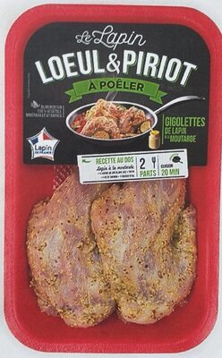 2 Gigolettes de Lapin marinées à la moutarde
