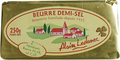 Beurre demi-sel fin et naturel