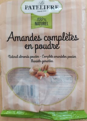 Amandes bio en poudre complete LA PATELIERE