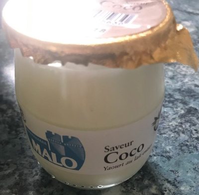 Yaourt au lait entier saveur coco
