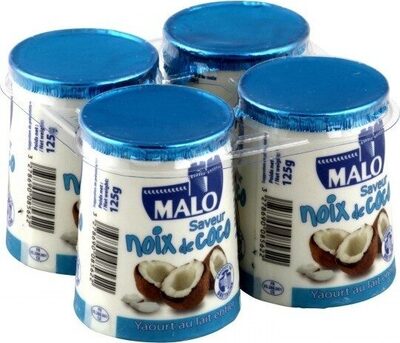 Yaourt lait entier saveur noix de coco