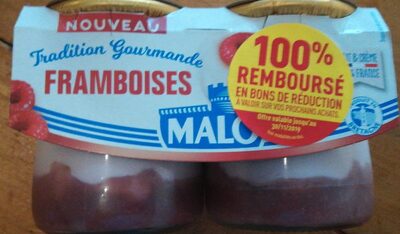 Le crémeux framboise