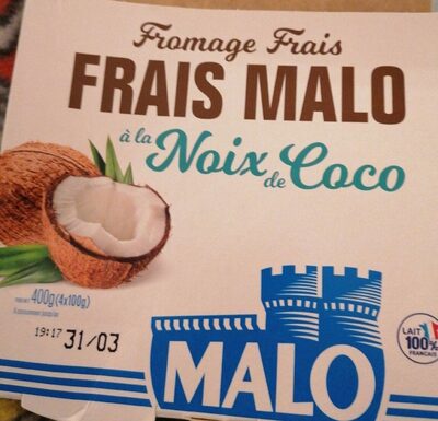 Fromage frais à la noix de coco Malo