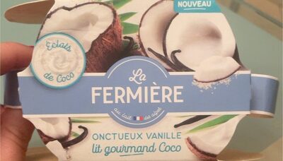 Onctueux Vanille lit gourmand coco