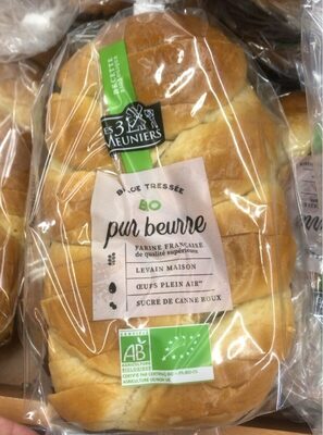 Brioche tressée Bio pur beurre