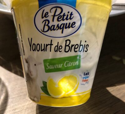Yaourt de brebis saveur citron