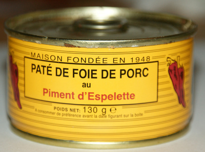 Pâté de Foie de Porc au Piment d'Espelette