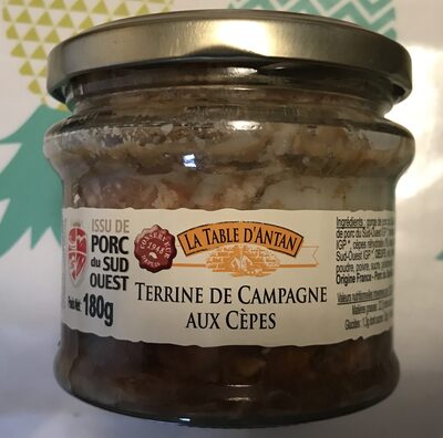 Terrine de campagne aux cêpes
