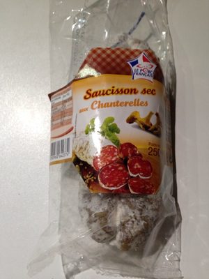 Saucisson sec aux chanterelles