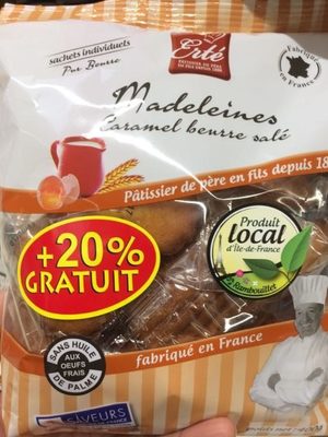Madeleines - Caramel beurre salé