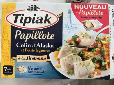 Papillote colin d'alaska