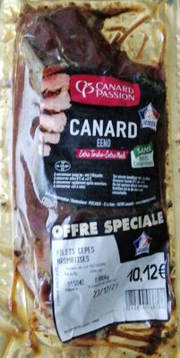 Filet de canard marinés aux cèpes