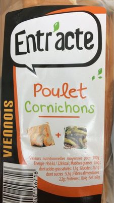 Sandwich Viennois Poulet Cornichons