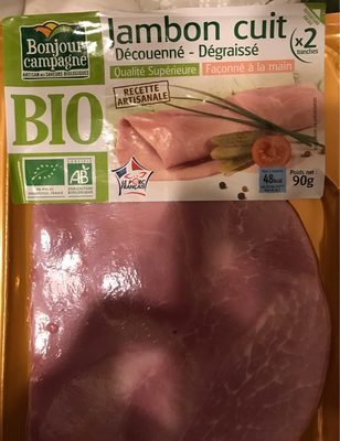 Jambon cuit décournné dégraisser