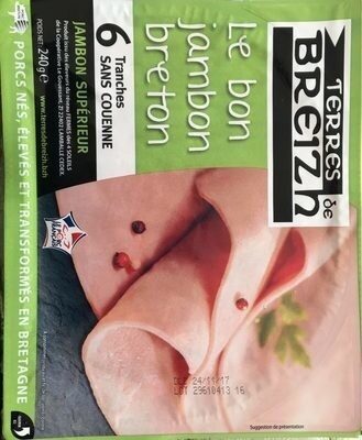 Le bon jambon bret.c.sup.découe.dégrai.TERRE BREIZH