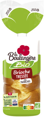 Brioche tressée tranchée Bio 400g