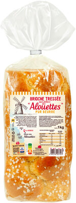 Brioche tressée aux Délices des Alouettes pur beurre 1kg