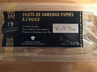 Filets de harengs fumés à l’huile
