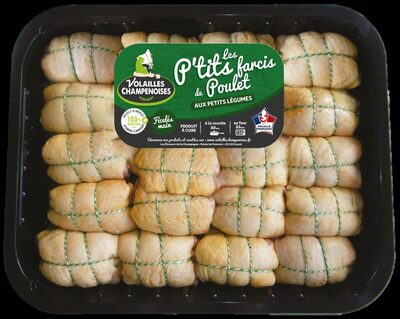 20 P'tits farcis de poulet aux légumes