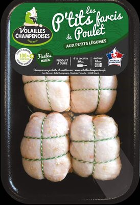 4 P'tits farcis de poulet aux légumes
