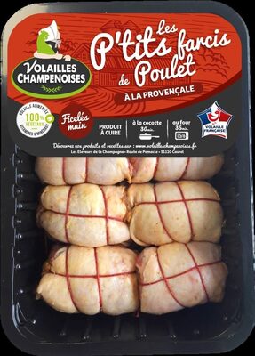 8 P'tits farcis de poulet à la provençale