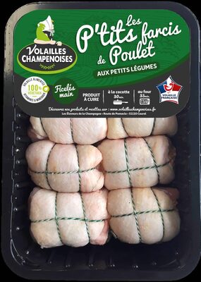 8 P'tits farcis de poulet aux légumes