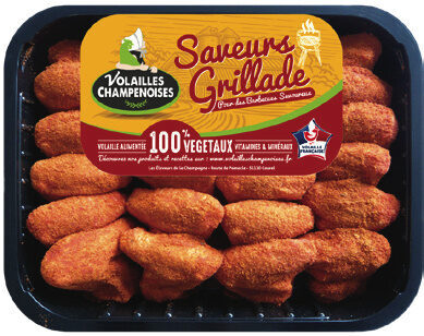 Ailes de poulet assaisonné à la Mexicaine