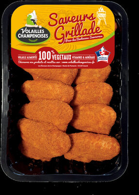 12 Ailes de poulet assaisonné au paprika