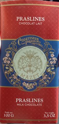 Praslines chocolat lait