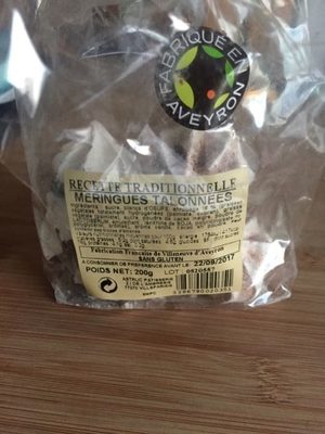 Meringues talonnées au cacao, 200g