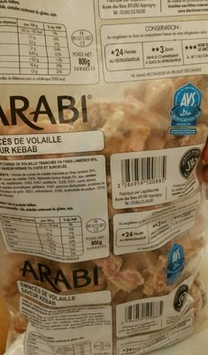 Émincer de volaille saveur kebab