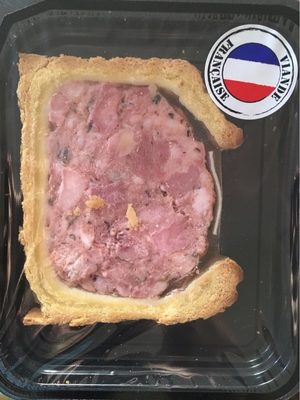 Pâté en croûte franc comtois aux morilles 1tranche