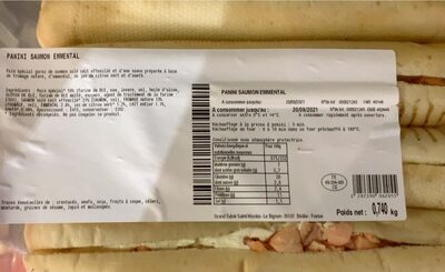 Panini saumon emmental