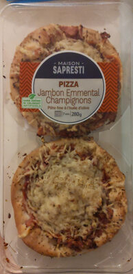 Pizza Jambon Emmental Champignons