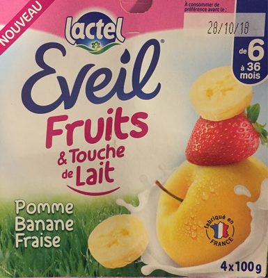 Eveil fruits & touche de lait
