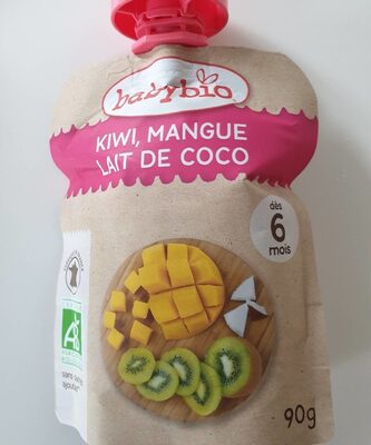 Kiwi, mangue, lait de coco