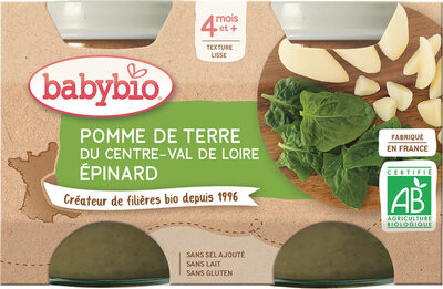 Petits Pots Pomme de Terre Epinards