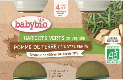 Petits Pots Haricots Verts Pomme de Terre