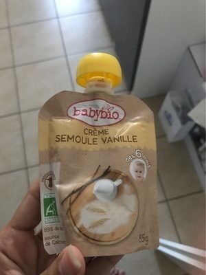 Creme semoule vanille