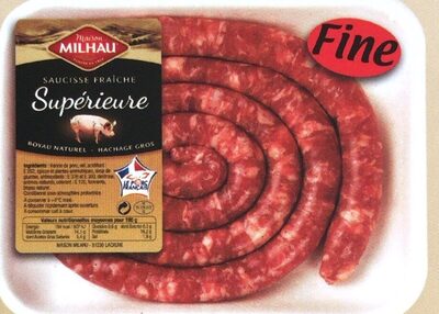 Saucisse fraîche fine supérieure barquette