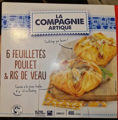 Feuilletés poulet et ris de veau