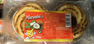 Gâteaux à la noix de coco fourrés saveur fruits