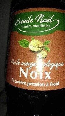 Huile vierge biologique de Noix